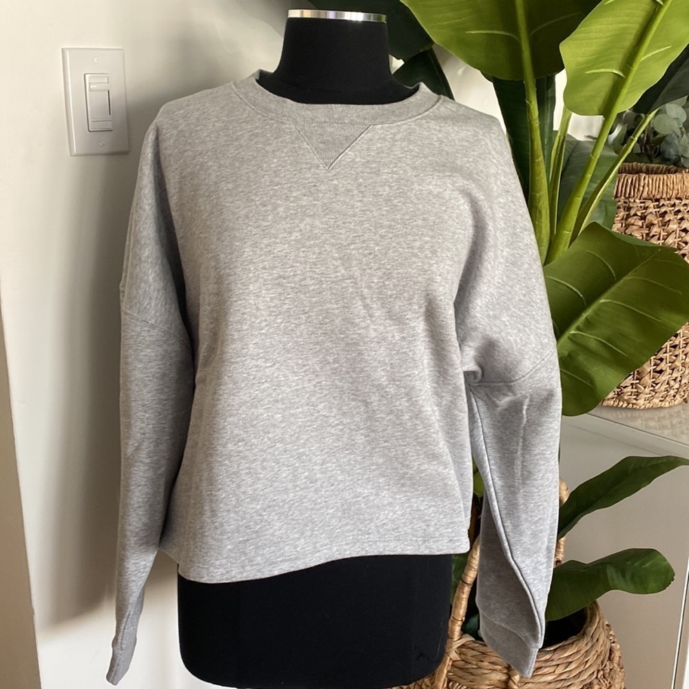 Banana Republic Oversize Crop Sweatshirt - Picture 4 of 11